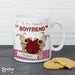 Personalised Boofle Shared Heart Valentines Day Mug