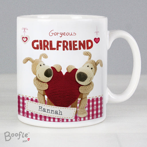 Personalised Boofle Shared Heart Valentines Day Mug