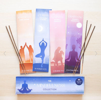 The Mindfulness Collection Incense Stick Set - Wellbeing Gift