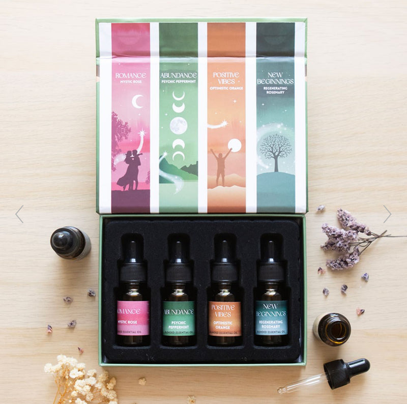 The Manifestation Collection Blended Essential Oil Set - Wellbeing Gift
