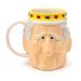 King Charles III Ceramic Head Shaped Mug