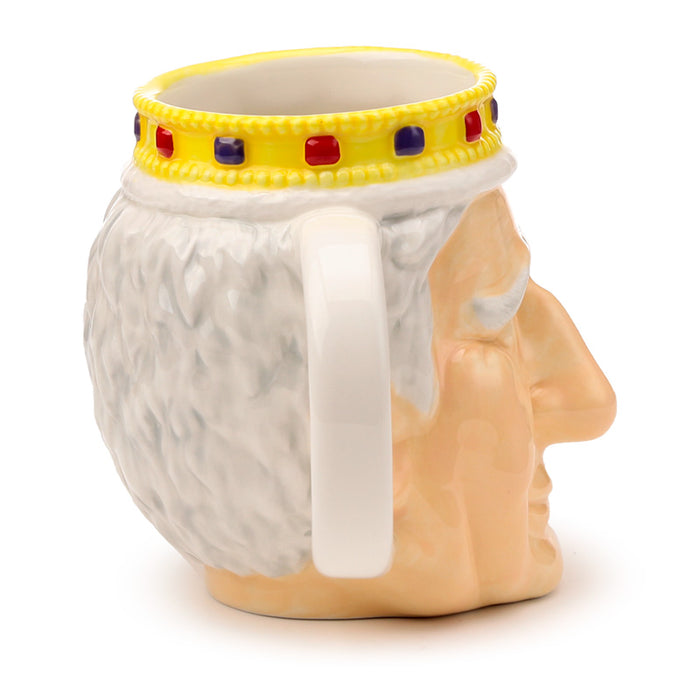 King Charles III Ceramic Head Shaped Mug