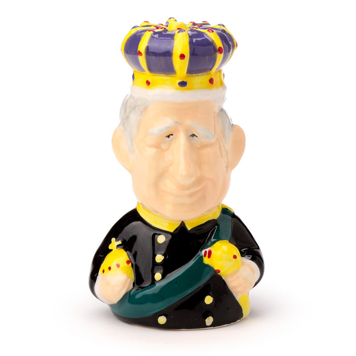 King Charles III Salt & Pepper Shaker Set