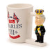 King Charles III Ceramic Shaped Handle Mug