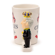 King Charles III Ceramic Shaped Handle Mug