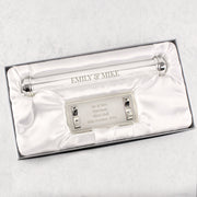 Personalised Engraved Silver Plated Certificate Holder