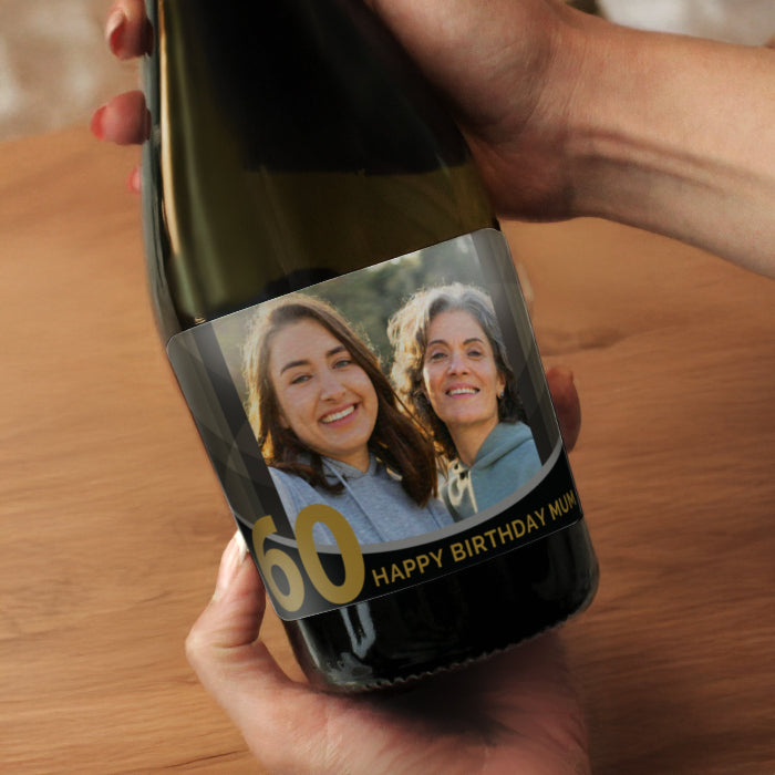Personalised Photo Upload Birthday Prosecco Gift