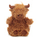Highland Coo Cow Microwavable Plush Lavender Heat Pack