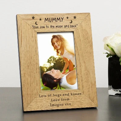 Mummy Love You To The Moon & Back Photo Frame
