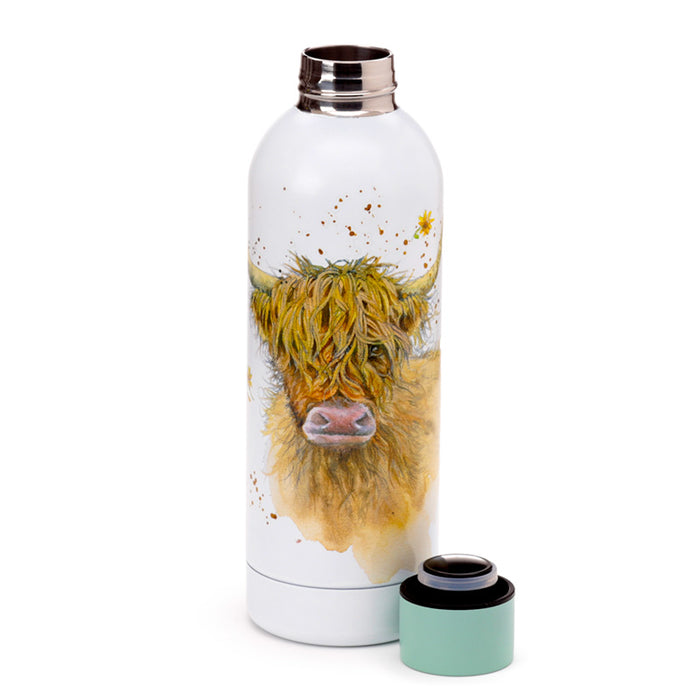 Jan Pashley Highland Coo Cow Hot & Cold Drinks Bottle 530ml