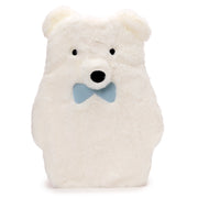 Polar Bear 1L Hot Water Bottle with Plush Cover