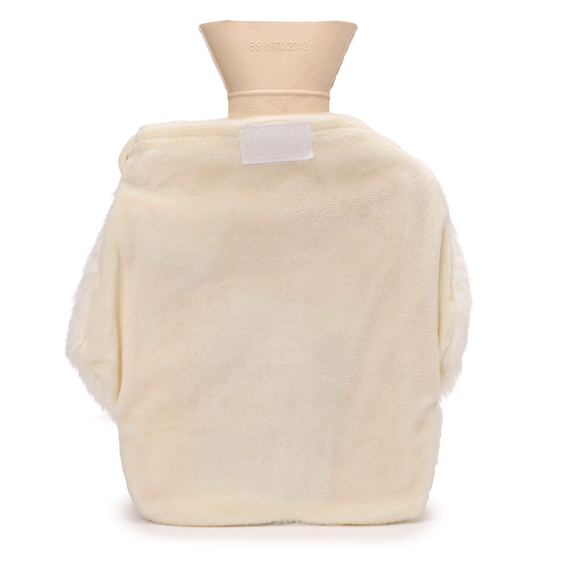 Polar Bear 1L Hot Water Bottle with Plush Cover
