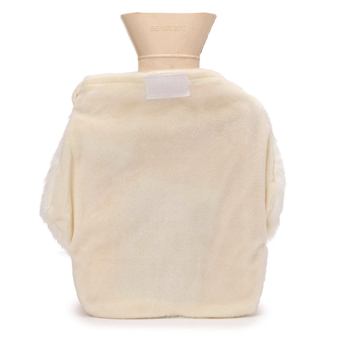 Polar Bear 1L Hot Water Bottle with Plush Cover