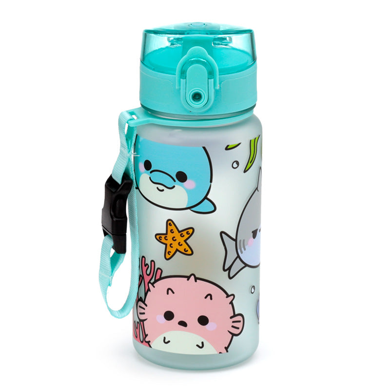 Adoramals Sealife Pop Top 350ml Shatterproof Children's Bottle