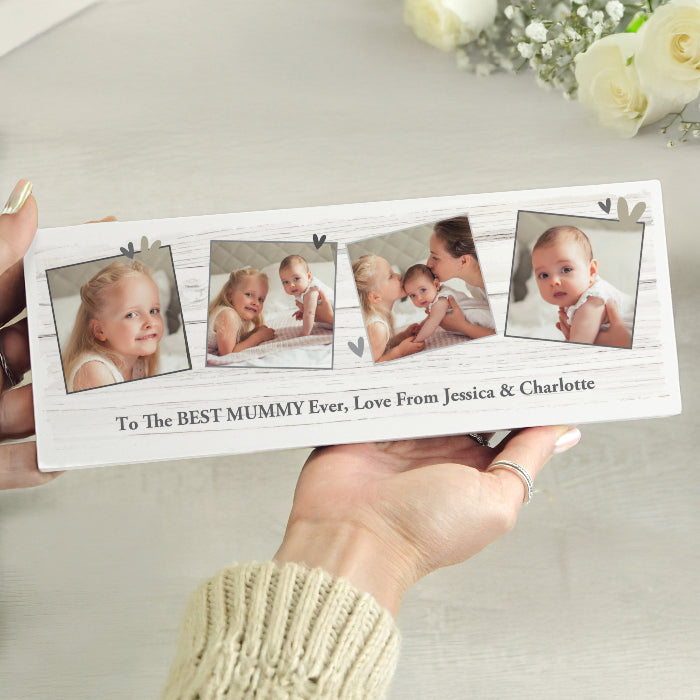 Personalised Photo Upload Mother’s Day Wooden Sign Gift