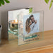 Personalised Photo Upload Wedding Glass Tealight Holder