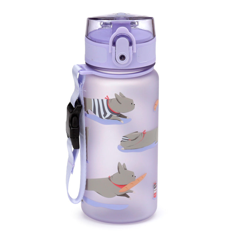 Bertrand the French Bulldog Pop Top 350ml Shatterproof Children's Bottle