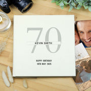 70th Birthday Photo Album - Personalised