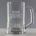 Personalised Retirement Glass Tankard Gift Boxed - Any Text