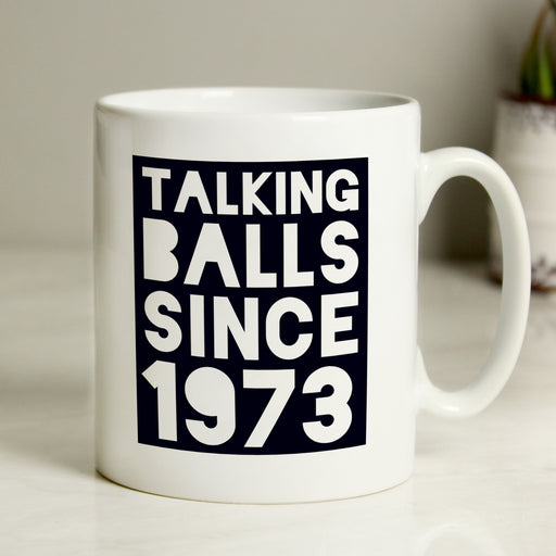 Personalised Talking Balls Since Novelty Football Mug