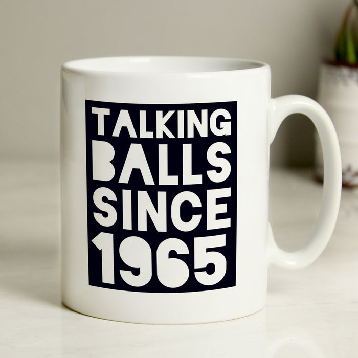 Personalised Talking Balls Since Novelty Football Mug