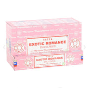 12 Packs of Satya Exotic Romance Incense Sticks