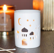 Cut-Out Mosque Multi-Purpose Burner - Oil & Incense Cones