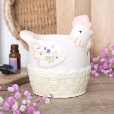 Hen Chicken Shaped Oil Burner and Wax Melt Warmer