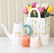 Tulip Print Ceramic Bag-Shaped Flower Vase - Mother’s Day Gift