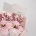 Large Soap Flower Pink Roses Bouquet - Birthday Gift