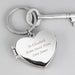 Personalised Heart Photo Locket Keyring - Any Text