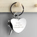 Personalised Heart Photo Locket Keyring - Any Text