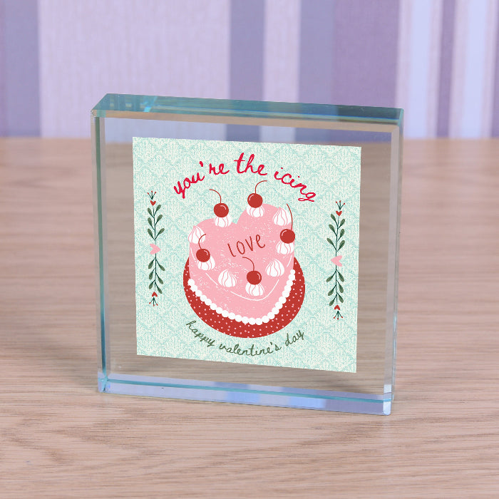 You're The Icing On My Cake Plaque Block