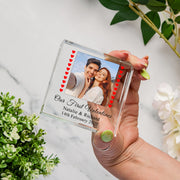 Personalised Our First Valentines Together Photo Plaque Block