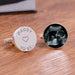 Daddy To Be Baby Scan Cufflinks - Silver Finish