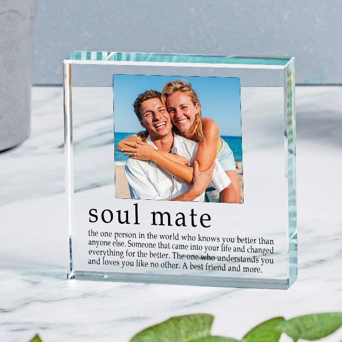 Soulmate Photo Plaque Block