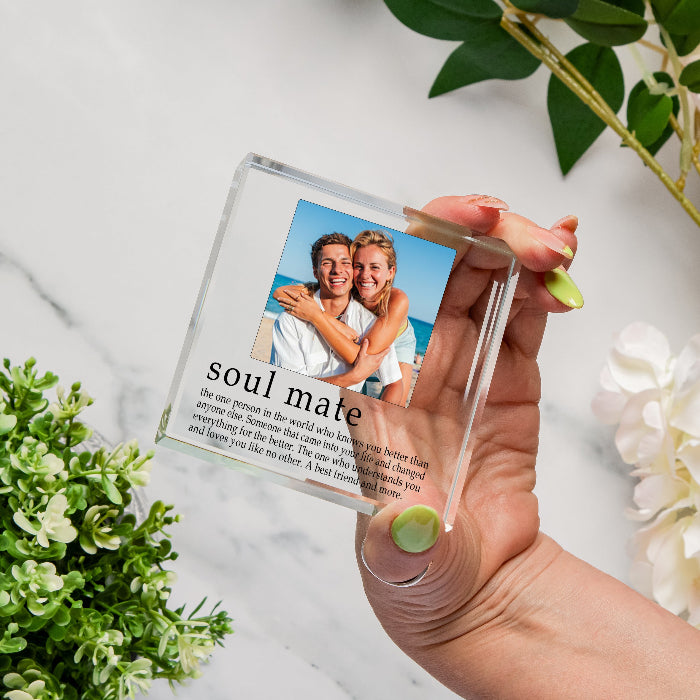 Soulmate Photo Plaque Block