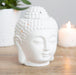 White Buddha Head Oil Burner