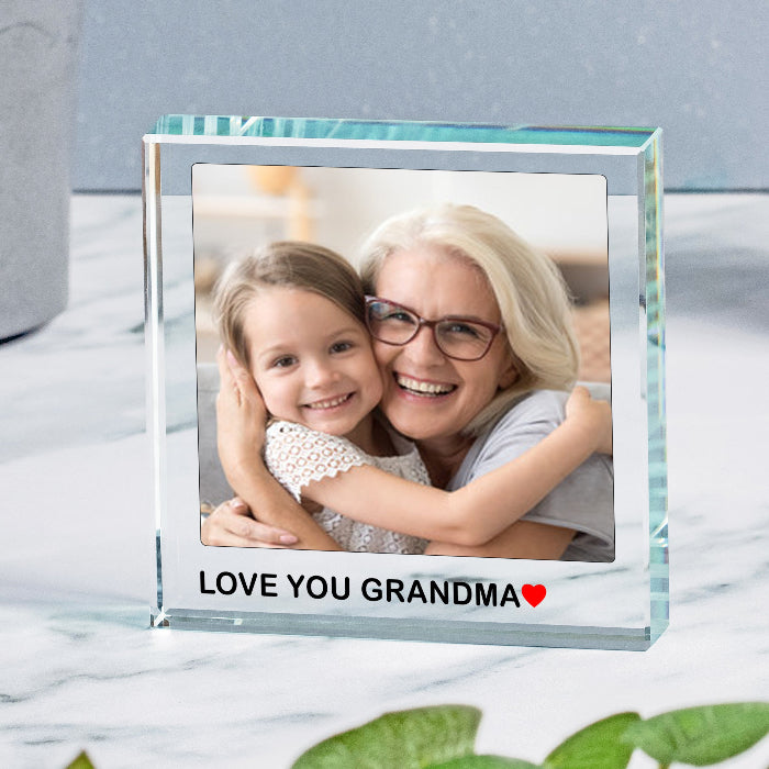 Love You Grandma Photo Gift Plaque