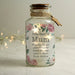 Personalised Mother’s Day Floral LED Glass Jar - Any Text