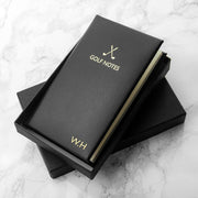 Personalised Leather Golf Note Book