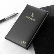 Personalised Leather Golf Note Book