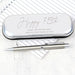 Personalised 75th Birthday Silver Pen and Box Gift Set