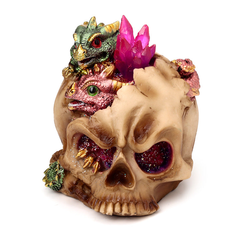 Elements Baby Dragon LED Crystal Skull Ornament 