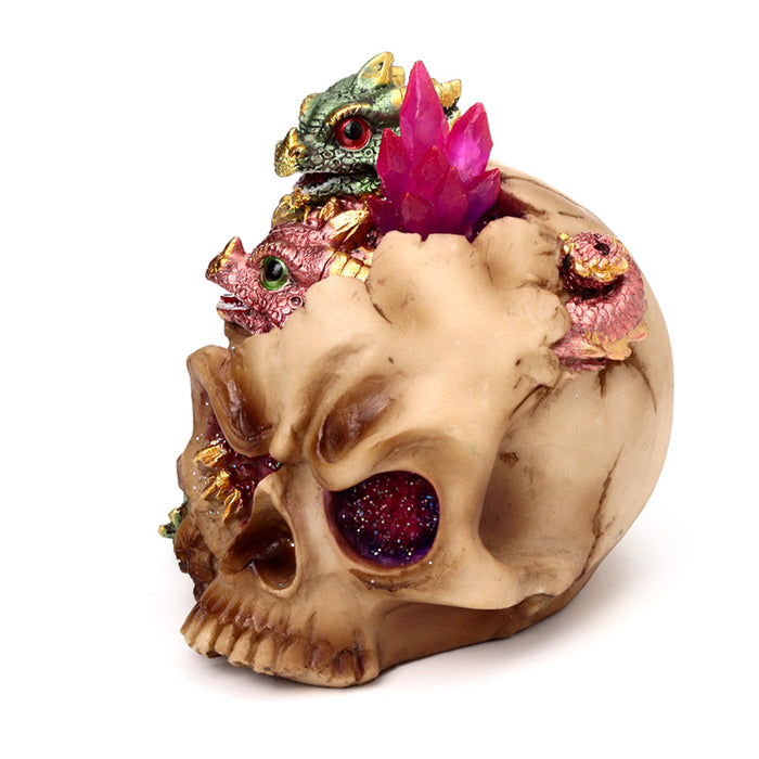 Elements Baby Dragon LED Crystal Skull Ornament 