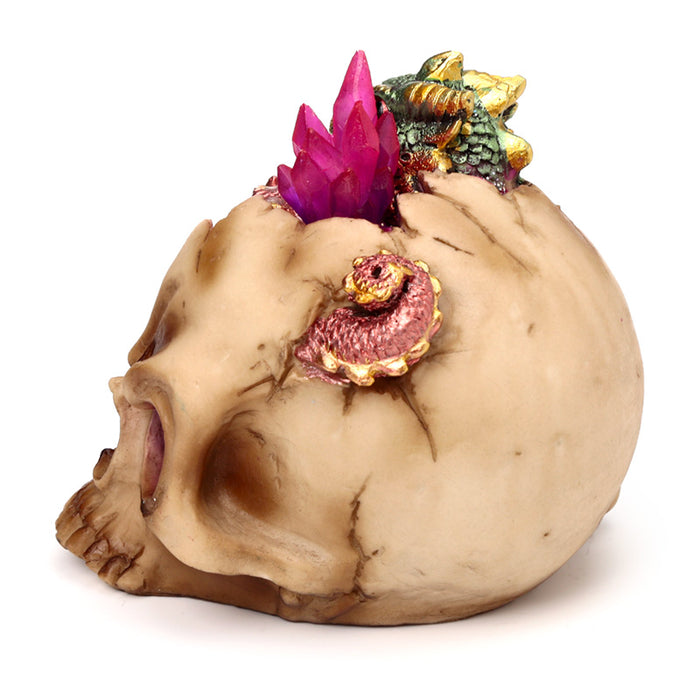 Elements Baby Dragon LED Crystal Skull Ornament 