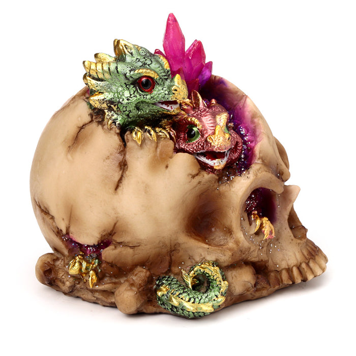Elements Baby Dragon LED Crystal Skull Ornament 