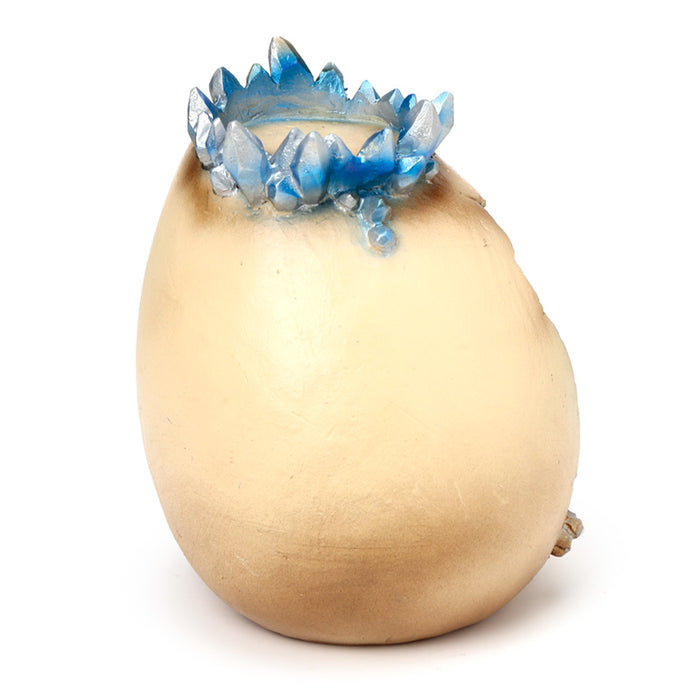 Elements Baby Dragon Crystal Egg Cave Tea Light Holder