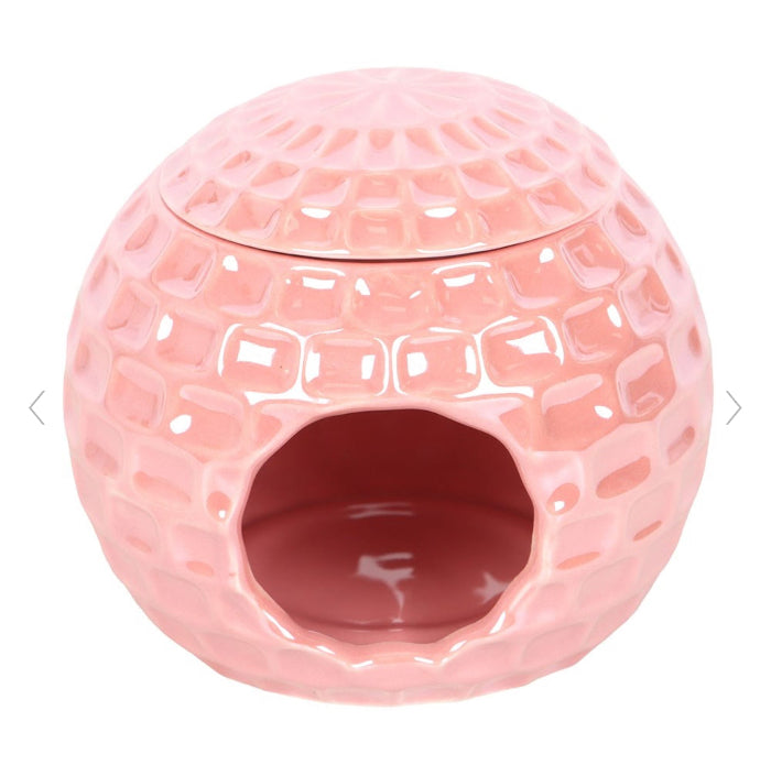 Pink Disco Ball Shaped Oil Burner