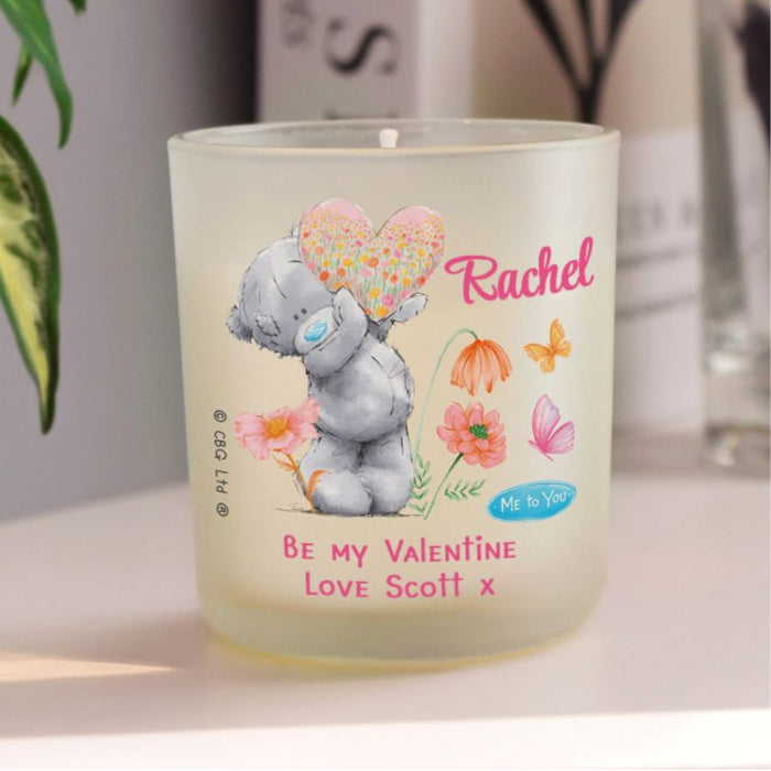 Personalised Me to You Be My Valentine Candle
